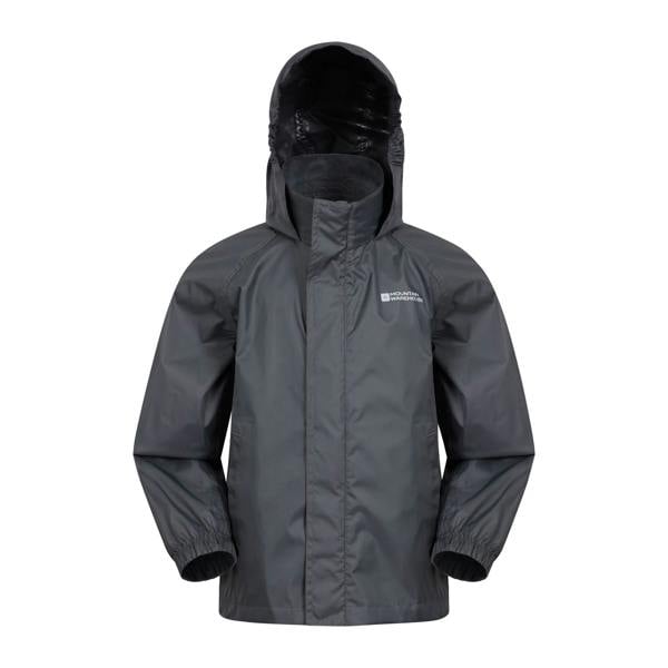 Mountain Warehouse Childrens/Kids Pakka II Waterproof Jacket - Grey - 