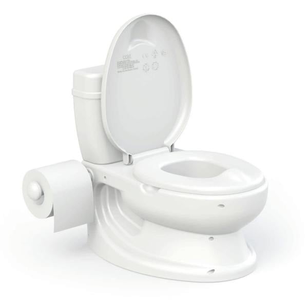 Dolu Toddler Educational Baby Potty Training Chair Seat, White - 18 Months+
