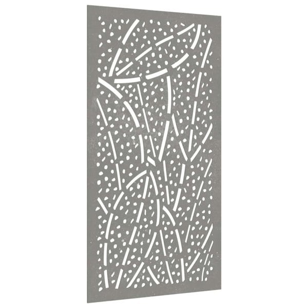 Berkfield Garden Wall Decoration 105x55 cm Corten Steel Leaf Design