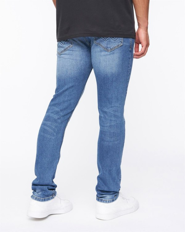 Duck and Cover Doves Slim Fit Jeans Mid Wash