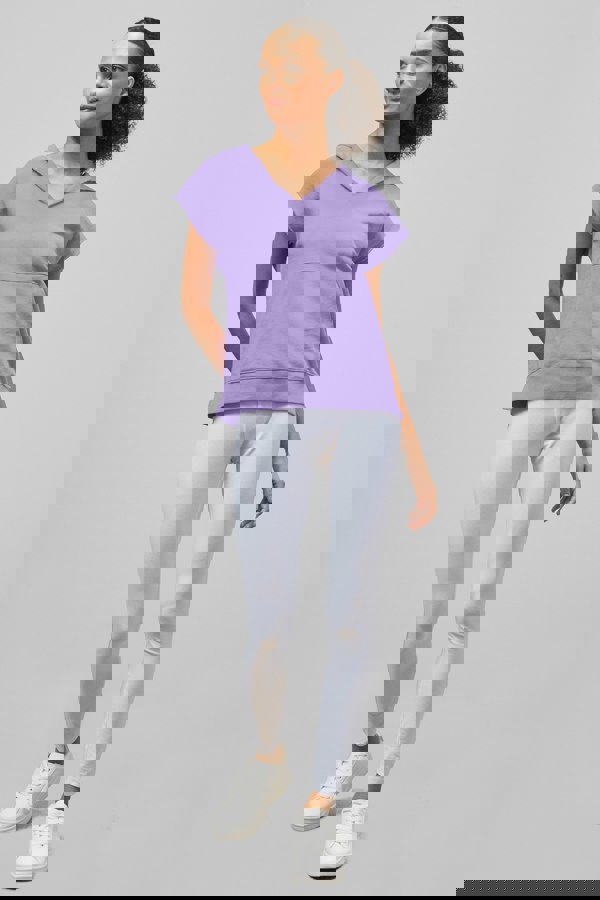 ENORSIA Sleeveless Raw Edge Hoodie