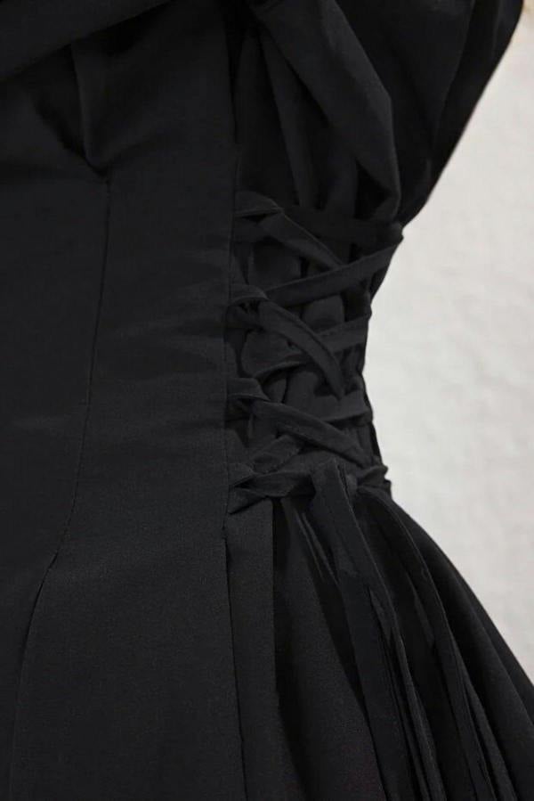 WOVCOR Woven Shirt with Waist Tie Detail