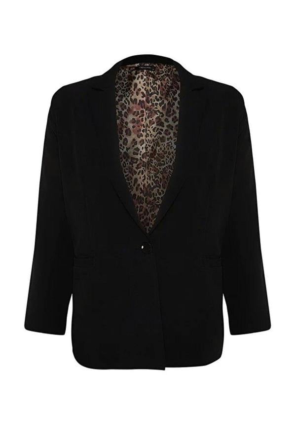 WOVCOR Plaid Lined Woven Plus Size Jacket