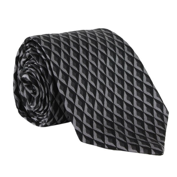 Dunhill luxurious woven silk tie in an Engine Turn pattern
