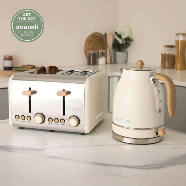 Hamilton Beach Scandi Jug Kettle & Toaster Set - Cream - Hamilton Beach UK