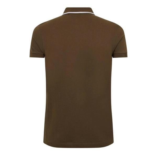 Boss Mens Firenze Short-Sleeved Polo Shirt - Brown - 