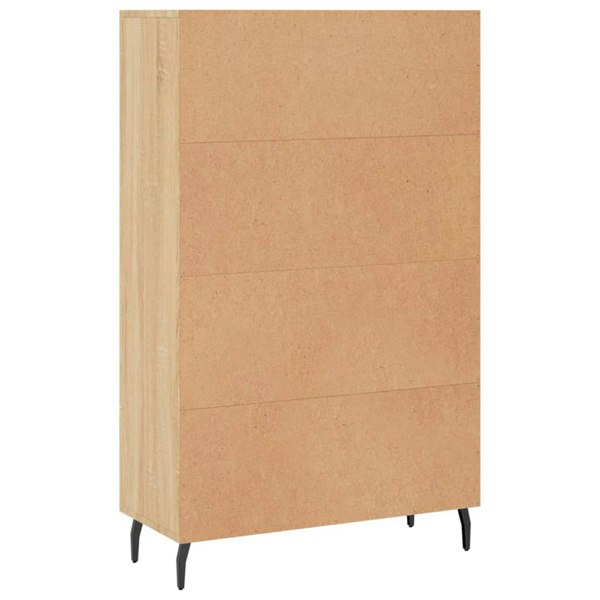 Berkfield Highboard Sonoma Oak 69.5x31x115 cm Engineered Wood
