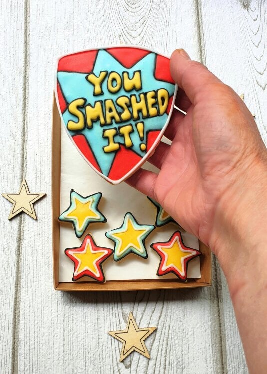 The Cookie Collaboration You Smashed it!- Shield award cookie LETTERBOX Gift