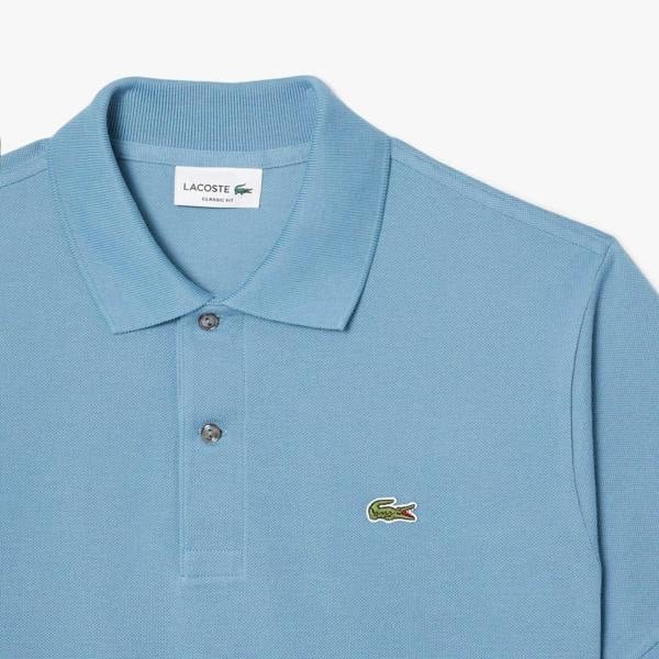 Lacoste Mens L.12.12 Original Pique Classic Polo Shirt - Dark Blue - 