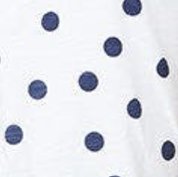 Izabel London Polka Dot Short Sleeve Relaxed Top