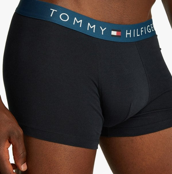 Tommy Hilfiger ORIGINAL WAISTBAND 3 Pack Mens Trunks Multicoloured