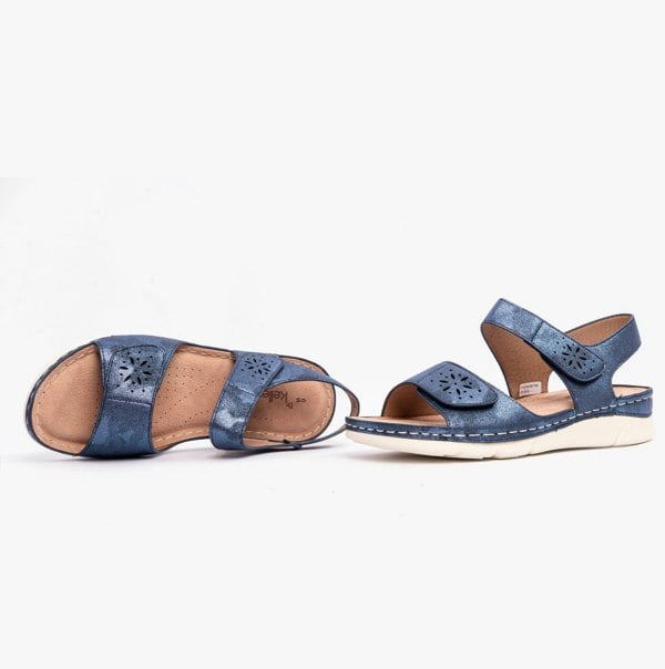 Dr Keller MARIE Womens Sandals Blue Metalic
