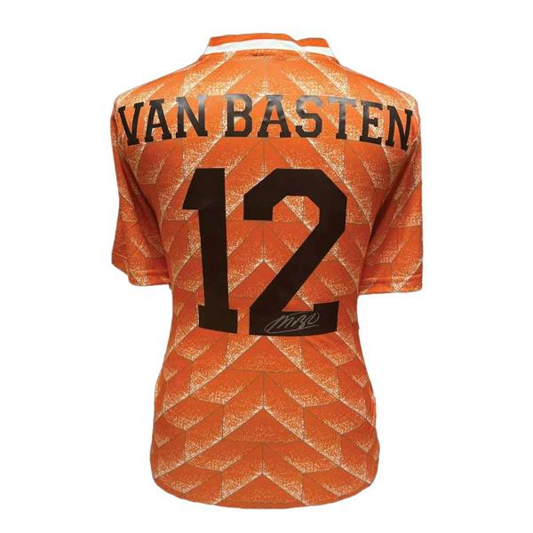 Unbranded Marco Van Basten signed Holland retro home shirt — Unframed