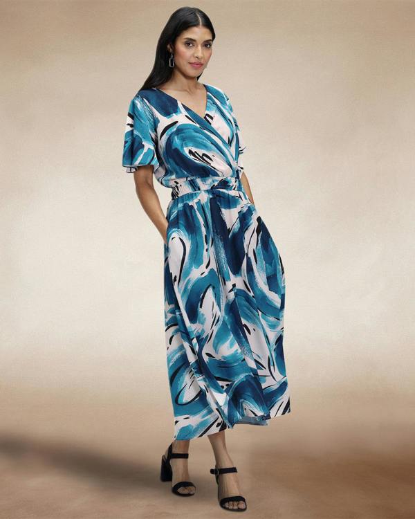 HotSquash Chiffon Midi Dress