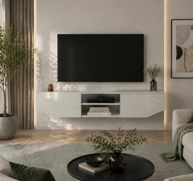 Decorotika Hera Modern Tv Stand TV Cabinet for TV's up to 65"