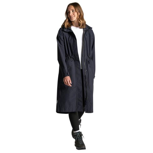 Craghoppers Womens/Ladies National Trust Saxifrage Waterproof Jacket - Dark Sapphire - 