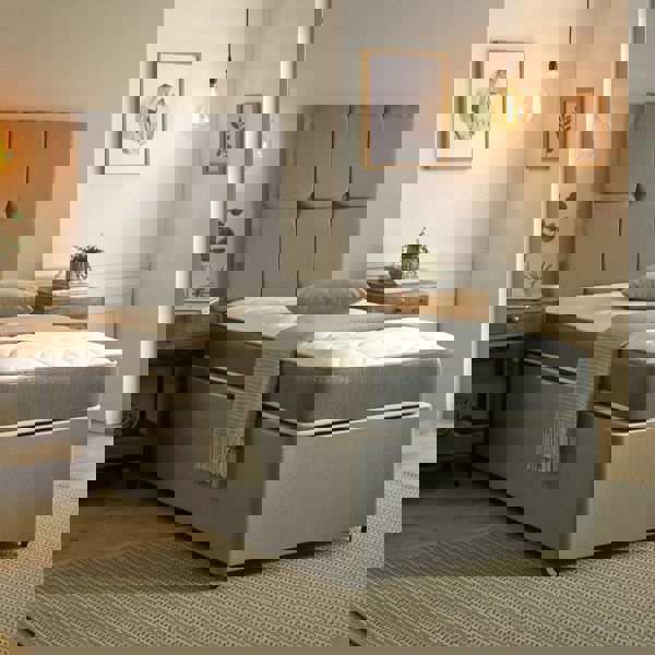 Starlight Beds Zig Zag Hybrid Single Mattress - 19cm Deep, Soft Firmness