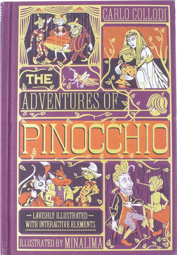 The Wonderful Wizard of Oz and The Adventures of Pinocchio - Minalima Edition 2 Books Collection Set | Illustrated with Interactive Elements