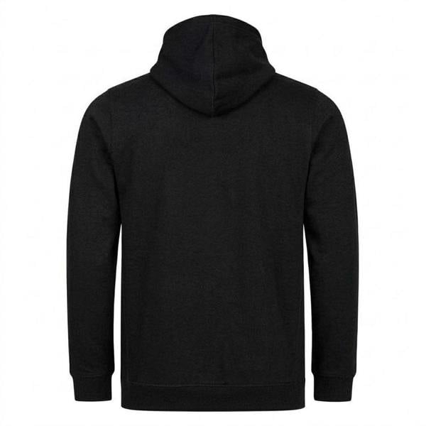 Kappa Mens Cotton Blend Pullover Hoodie - Black - 