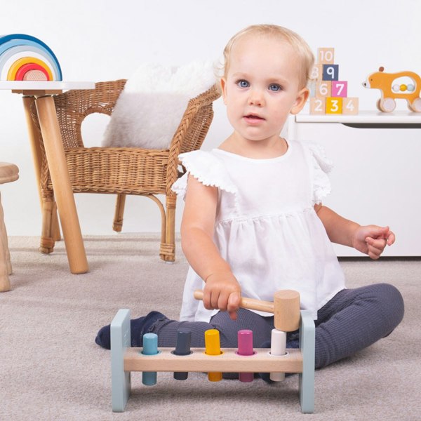 Bigjigs Toys Wooden Hammer Bench