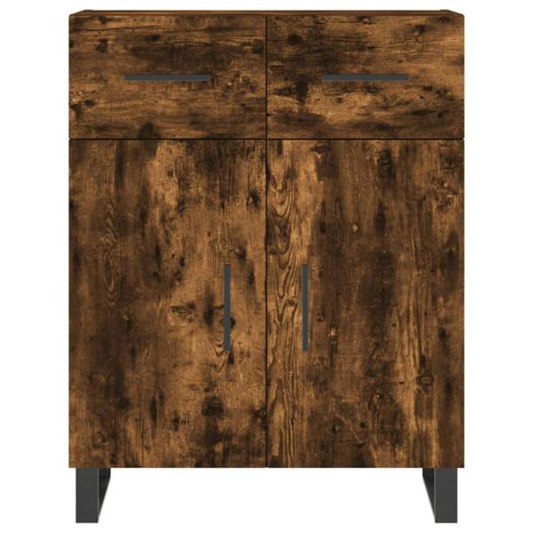 Berkfield Sideboard Smoked Oak 69.5x34x90 cm Engineered Wood