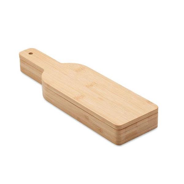 MidOcean Vinovault Set Bamboo Bottle Wine Set - Wood - 