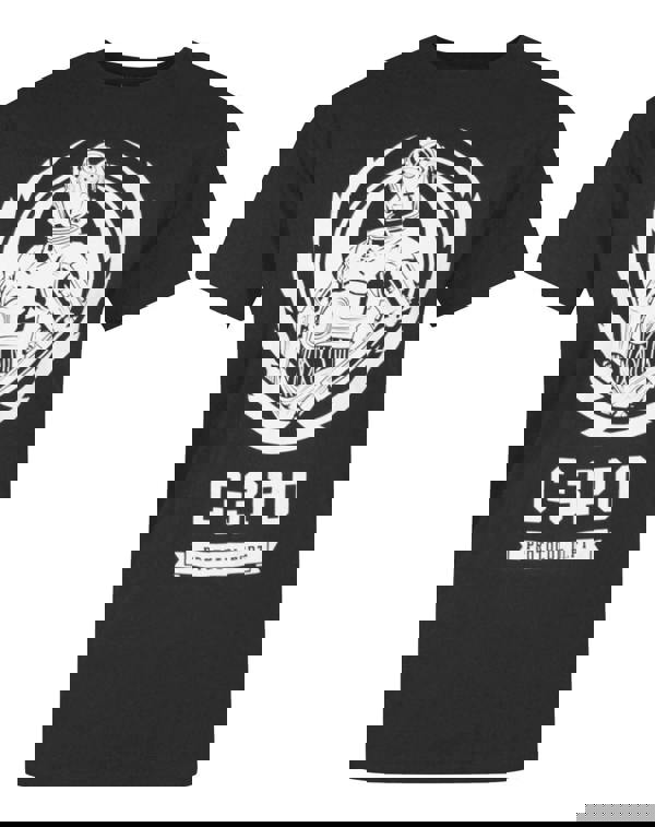 Star Wars Mens Black C3Po Short Sleeved T-Shirt