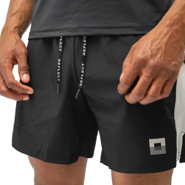 REFLECT Zone Tech 7-Inch Shorts Black/Grey