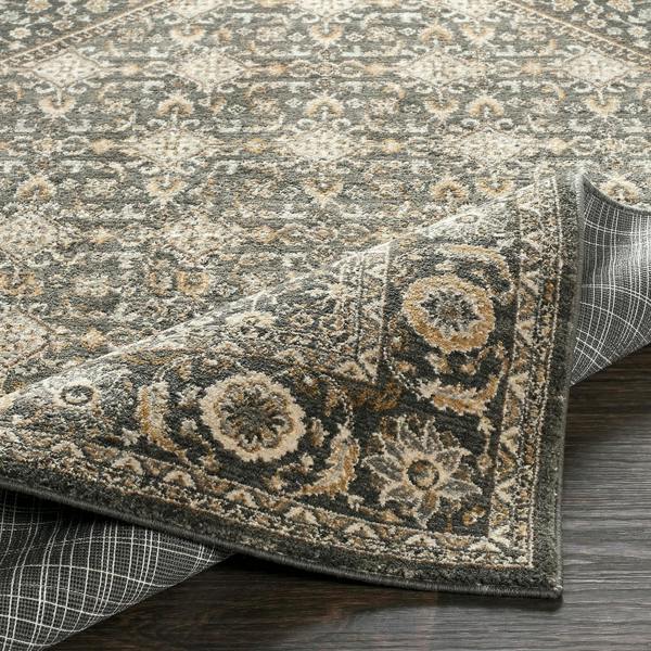 Livabliss Arda-Vintage Green Blue Brown Traditional Boho Fringe Rug