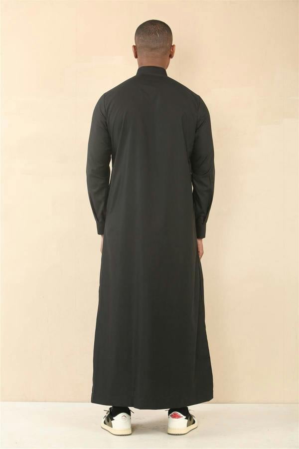Infinity Leather Men's Thobe Arab Saudi Emirati Islamic Clothing Jubba Robe