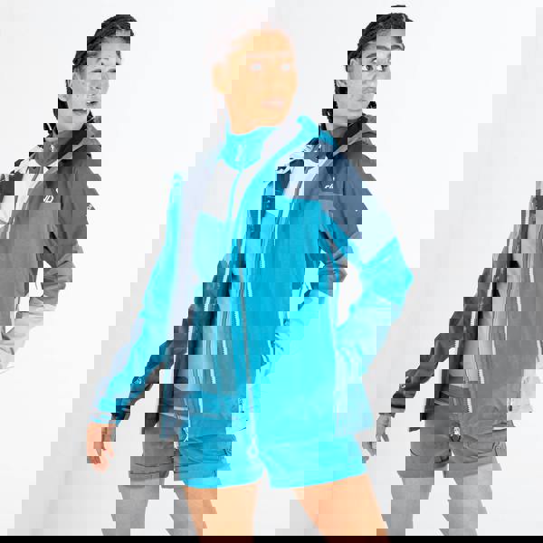 Dare 2B Womens/Ladies Checkpoint III Recycled Waterproof Jacket - Capri Blue/Crystal Seas - 