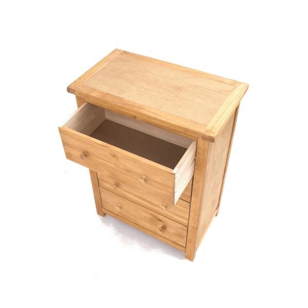 Cabinet Bits Lugo 4 Drawer Chest of Drawers Wood Knob