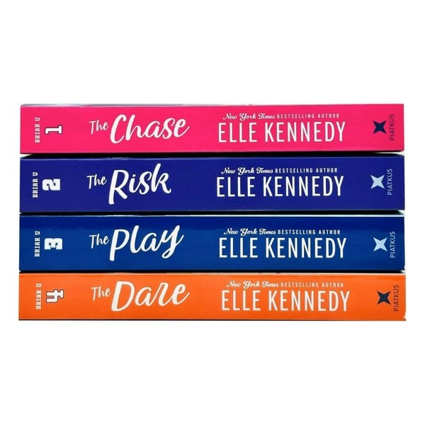 Elle Kennedy Briar U Series Collection 4 Books Set (The Chase, The Risk, The Play, The Dare)