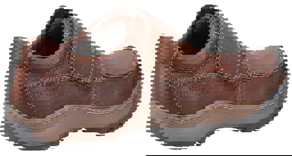 Hush Puppies Casper Mens Touch Fasten Slip On Smart Leather Shoes