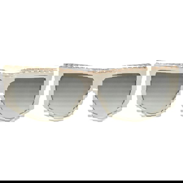 Guess Chain Design White Sunglasses One Size