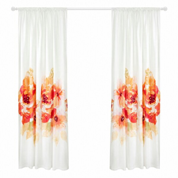 Smart Living Grace Curtain - Multi - 66"x72"
