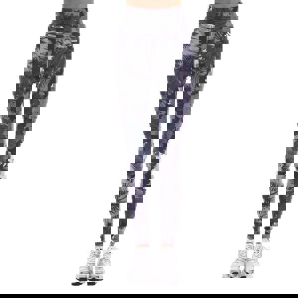 Adidas Womens/Ladies Essentials Floral High Waist Training Leggings - Grey - 