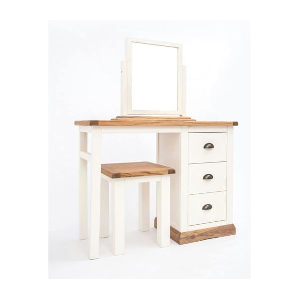 Cabinet Bits Tropea 3 Drawer Dressing Table Set Brass Cup Handle