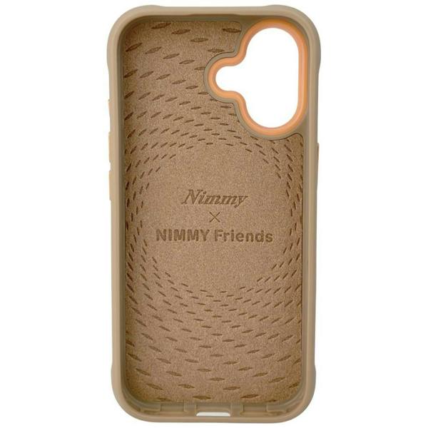 Nimmy Friends Nimmy Glasses Cool Dog Case with MagSafe for iPhone 17 6.3" Brown Orange - N-YJ-IP17-012-A