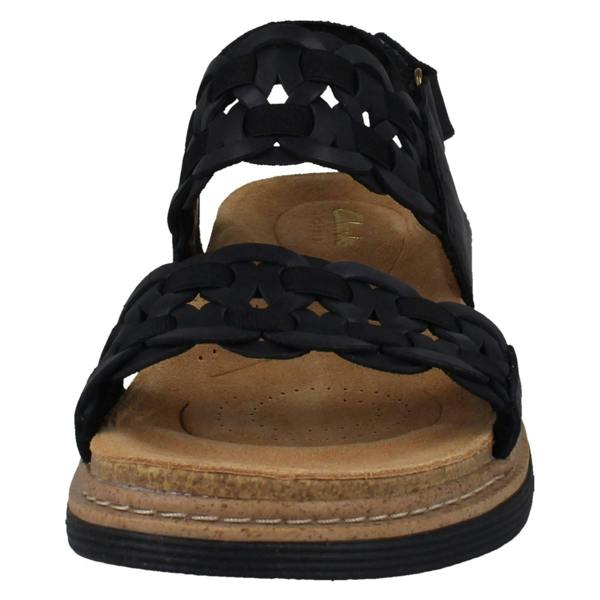 Clarks Ladies Clarks Woven Sandals Arwell Glide