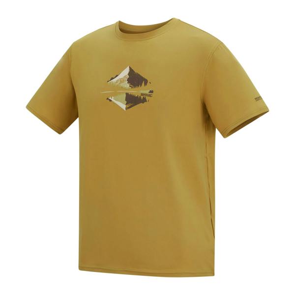 Regatta Mens Fingal Scenery Stretch T-Shirt - Wood Brown - 