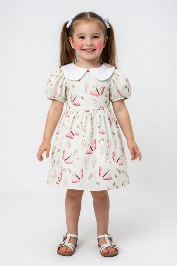 Cinda Butterfly and Floral Dress