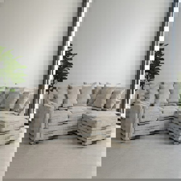 Furnishings For Less Kensington Deluxe Chenille Corner Sofa