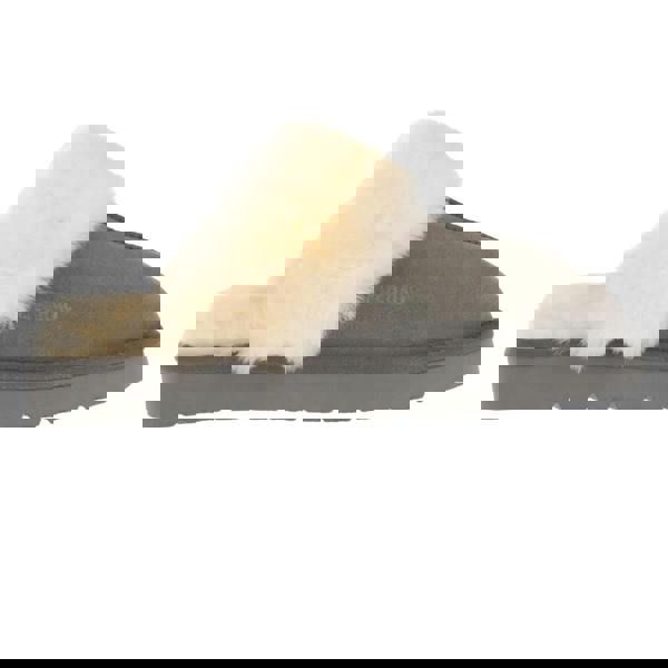 EverAu Womens/Ladies Raven Suede Slippers - Grey - 