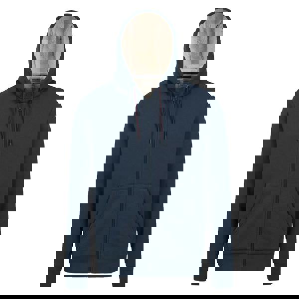 Mountain Warehouse Mens Dalton Borg Lined Full Zip Hoodie - Navy