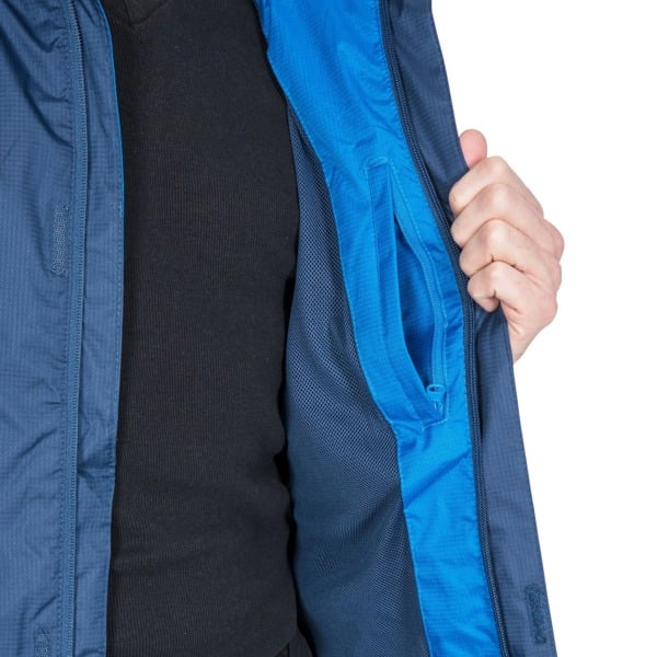 Trespass Men's Fraser II Waterproof Jacket - Navy Tone