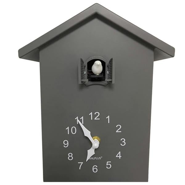 WALPLUS WC2139 - Grey Minimalist Cuckoo Clock