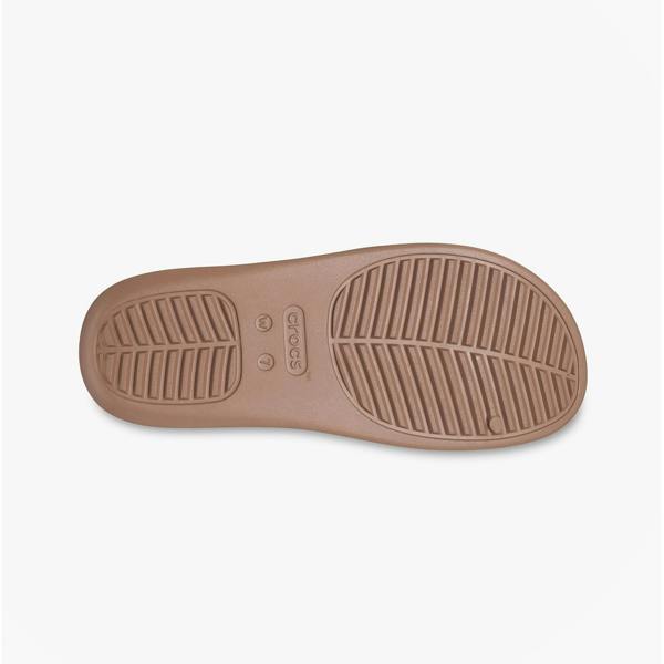 Crocs GETAWAY PLATFORM Sliders   in  Beige