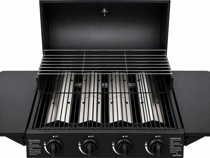 Neo Black Steel 4 Burner Gas Outdoor BBQ Grill
