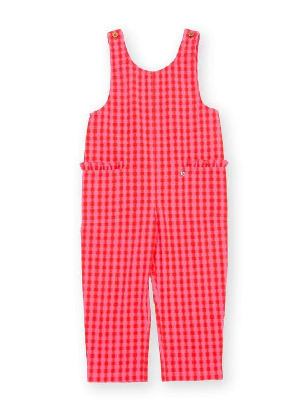 Kite Girls Organic Gingham Dungarees